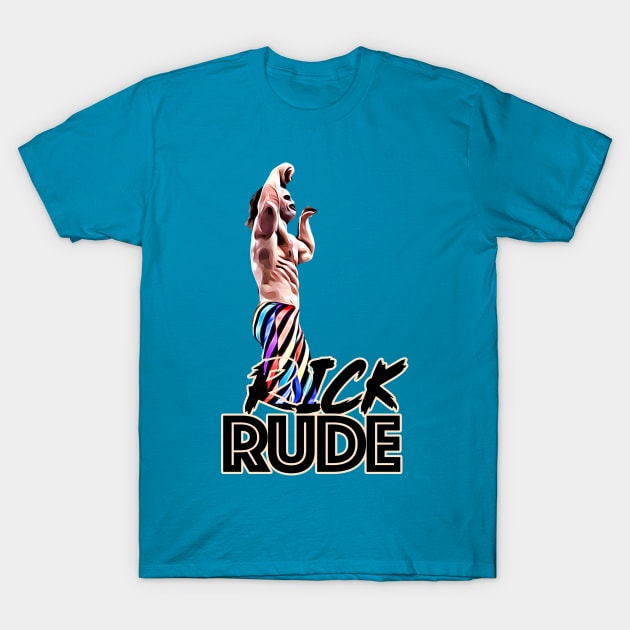 Ravishing Rick Rude: Hello Ladies T-Shirt by flashbackchamps